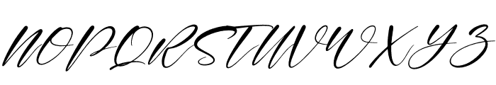 Wilonata Pevita Italic Font UPPERCASE