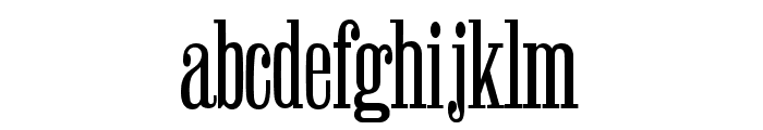Winchester Regular Font LOWERCASE