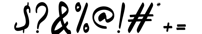 Windy Beach Font OTHER CHARS