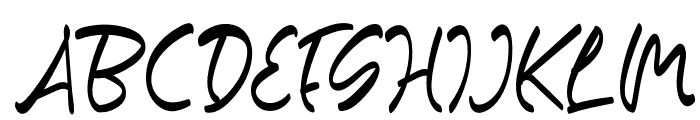 Windy Beach Font UPPERCASE