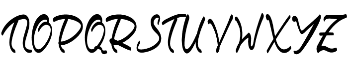 Windy Beach Font UPPERCASE