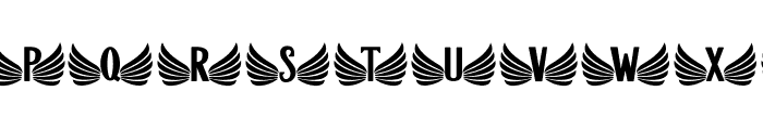 Wing Font LOWERCASE