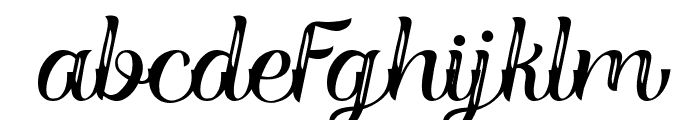 Winged Words Font LOWERCASE