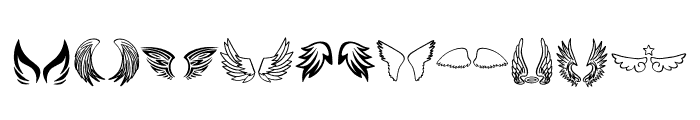 Wings Designs Font OTHER CHARS