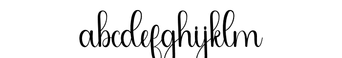 Winter Beautiful Font LOWERCASE