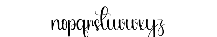 Winter Beautiful Font LOWERCASE