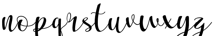 Winter Blossom Font LOWERCASE