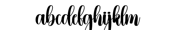 Winter Charming Font LOWERCASE
