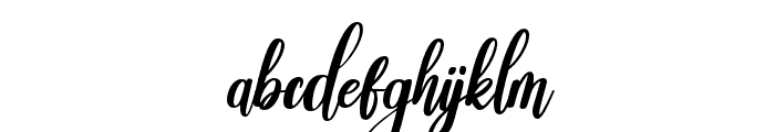 Winter Delighters Italic Font LOWERCASE
