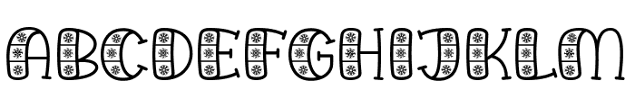 Winter Field Font UPPERCASE