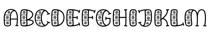 Winter Field Font LOWERCASE