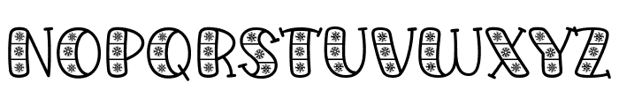 Winter Field Font LOWERCASE