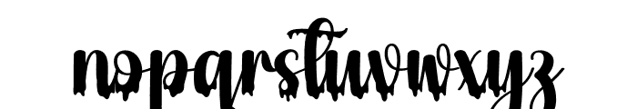 Winter Ghost Font LOWERCASE