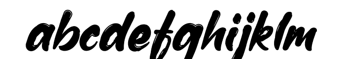 Winter Glisten Font LOWERCASE