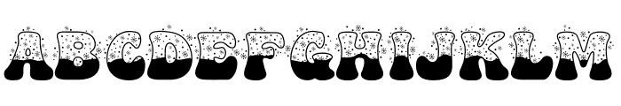 Winter  Groovy Font UPPERCASE