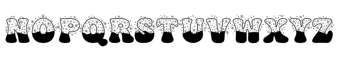 Winter  Groovy Font UPPERCASE