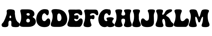 Winter  Groovy Font LOWERCASE