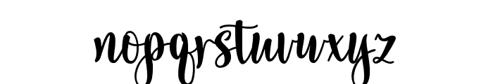 Winter Holiday  Regular Font LOWERCASE