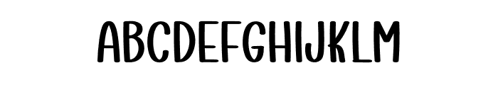 Winter Humble Font LOWERCASE