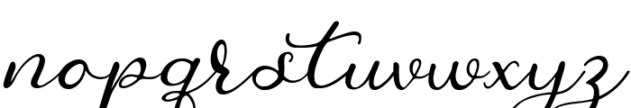 Winter Hunter Italic Font LOWERCASE