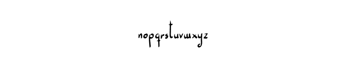 Winter In Poland Font LOWERCASE