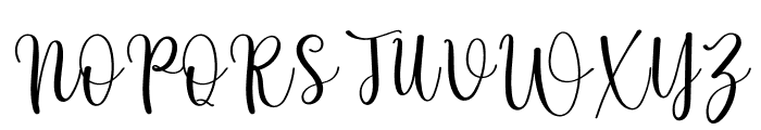 Winter Jolly Font UPPERCASE