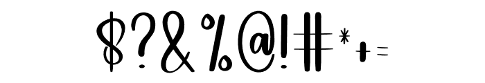 Winter Maddison Font OTHER CHARS