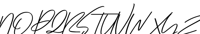 Winter Pen Italic Font UPPERCASE