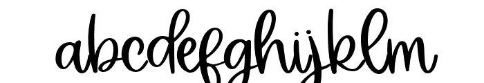 Winter Sky Regular Font LOWERCASE