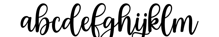 Winter Snowie Regular Font LOWERCASE