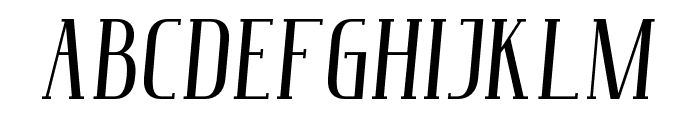 Winter Sounds Serif Italic Regular Font LOWERCASE