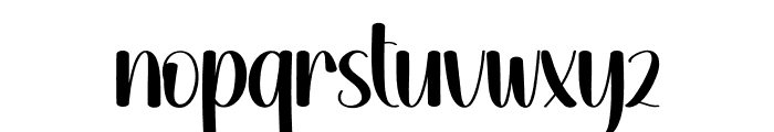 Winter Tourism Font LOWERCASE