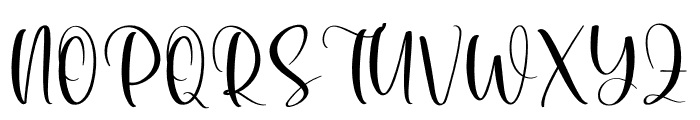 Winter Twisty Script Font UPPERCASE