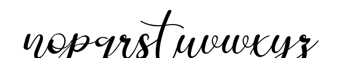 Winter Vibes Font LOWERCASE
