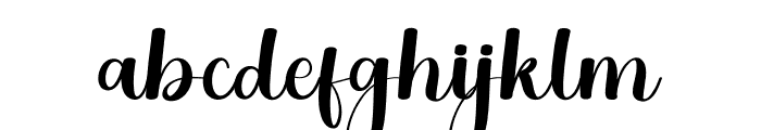 Winter Window Font LOWERCASE