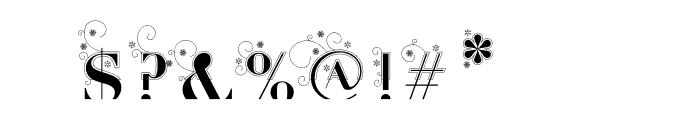 Winter Font OTHER CHARS