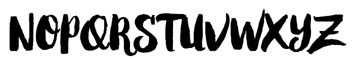 WinterBrush Font UPPERCASE