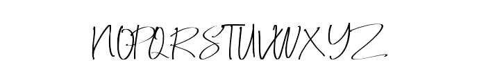 Winter_Signature Font UPPERCASE