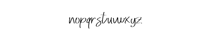 Winter_Signature Font LOWERCASE