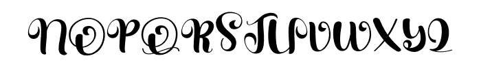 Winterday1 Font UPPERCASE