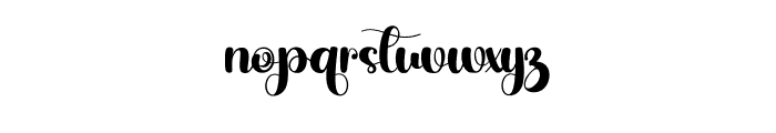 Winterday1 Font LOWERCASE