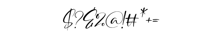 Winterland Italic Font OTHER CHARS