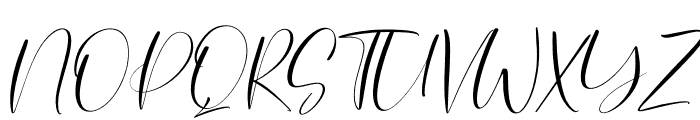 Winterland Italic Font UPPERCASE