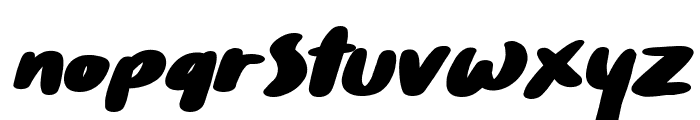 Winttra Wonsy Bold Italic Font LOWERCASE