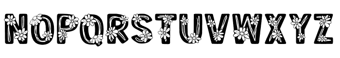 Wire Daisy Font UPPERCASE
