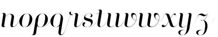 Wirklich-Script Font LOWERCASE