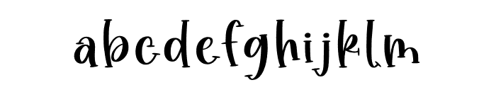 Wisebird Font LOWERCASE