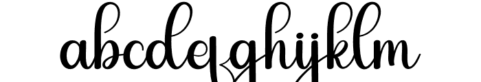 Wish Boho Font LOWERCASE