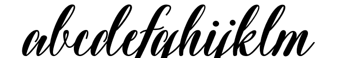 Wishes Font LOWERCASE