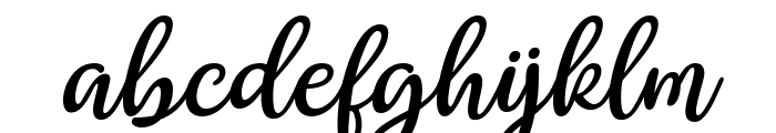 Wishing with Love Italic Font LOWERCASE